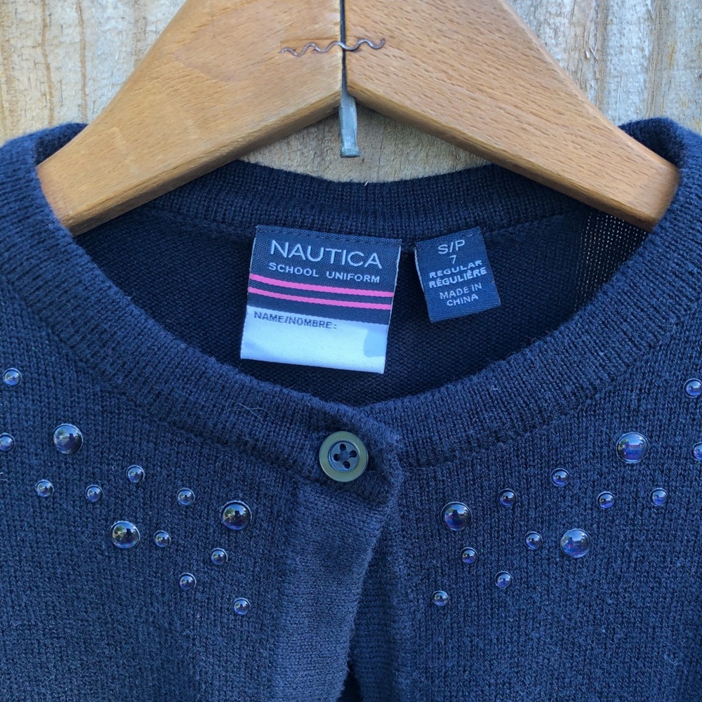 Navy Nautica cardigan